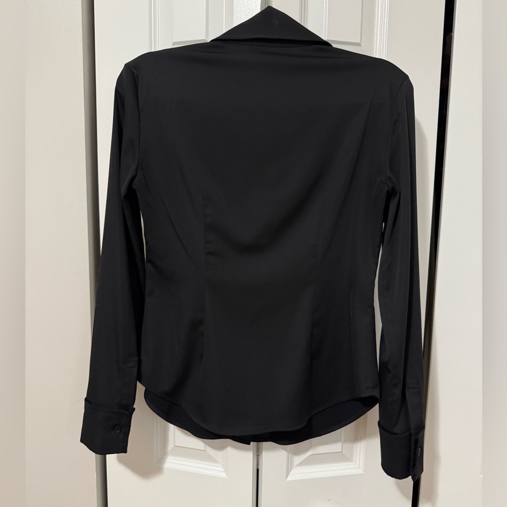 Black Long Sleeve Button Up -  Clifford & Wills (Size 4) - Picture 2 of 5
